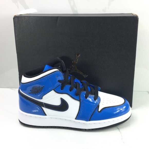 Air Jordan 1 MID SE 'SIGNAL BLUE' - Picture 3 of 9